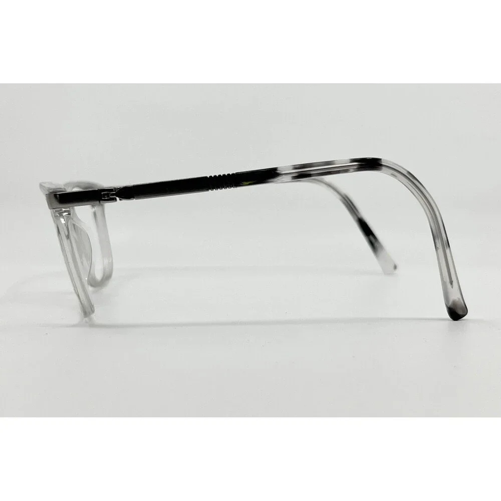 TurboFlex Eyeglasses Frames TF555 Grey Clear Square 48-16-130